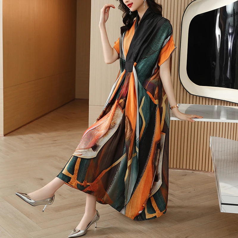 Brand New Shine Summer Breeze Fashion Maxi Dress for Beach Vacations