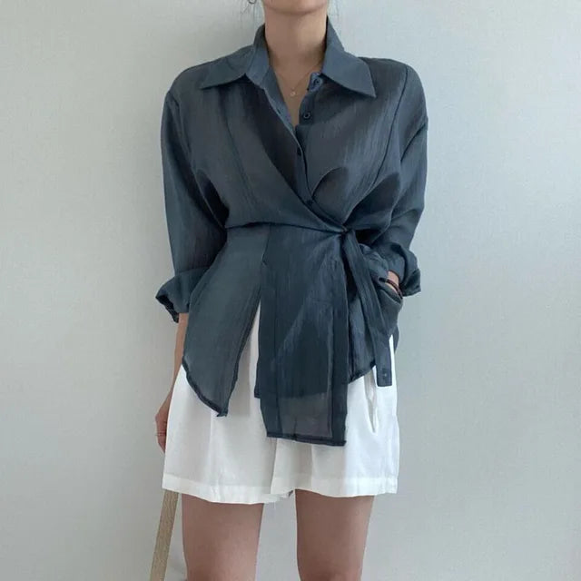 Modebewuste Zonnescherm Damesblouse van ChicStyle