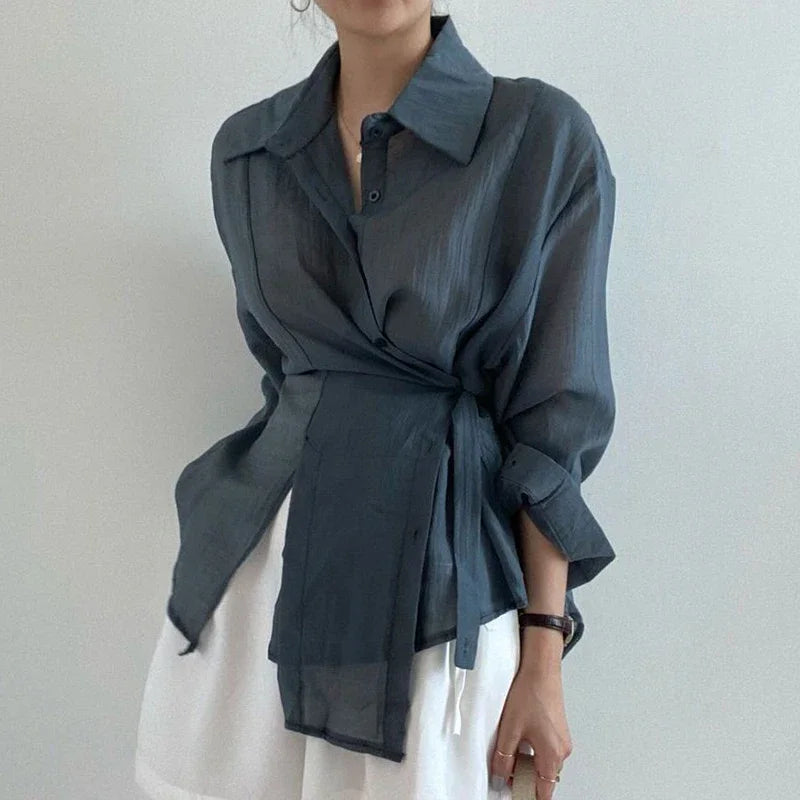 Modebewuste Zonnescherm Damesblouse van ChicStyle