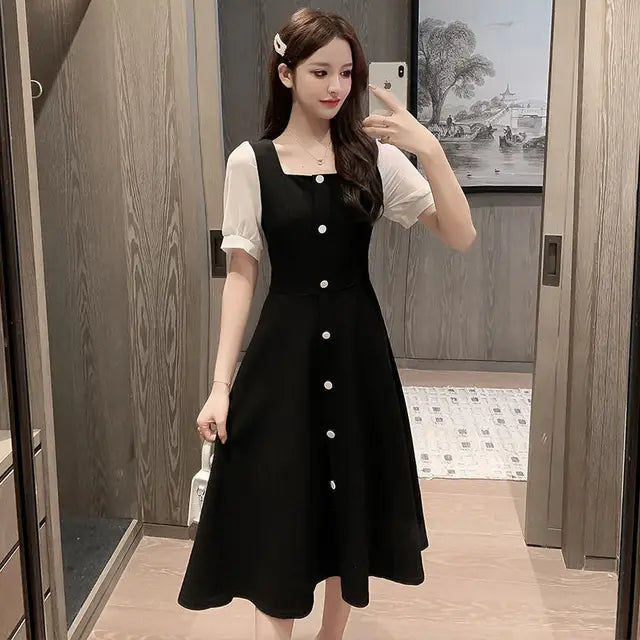 Elegante Zomerse Midi Jurk van Vintage Flair