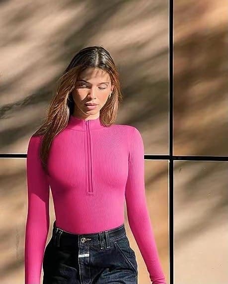 Livia Bodysuit with Zipper for Stylish Women
