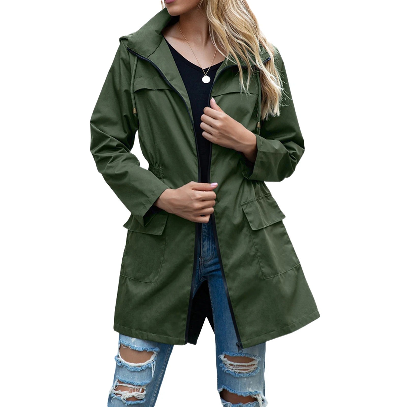 LunaLuxe wind- und wasserdichte Sommerjacke