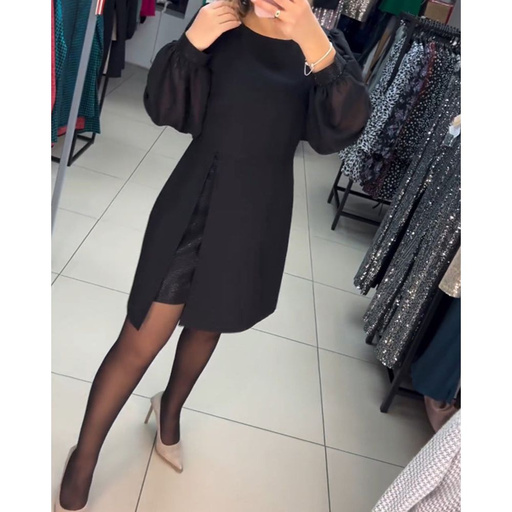 VELANORA elegante A-Linien Kleid