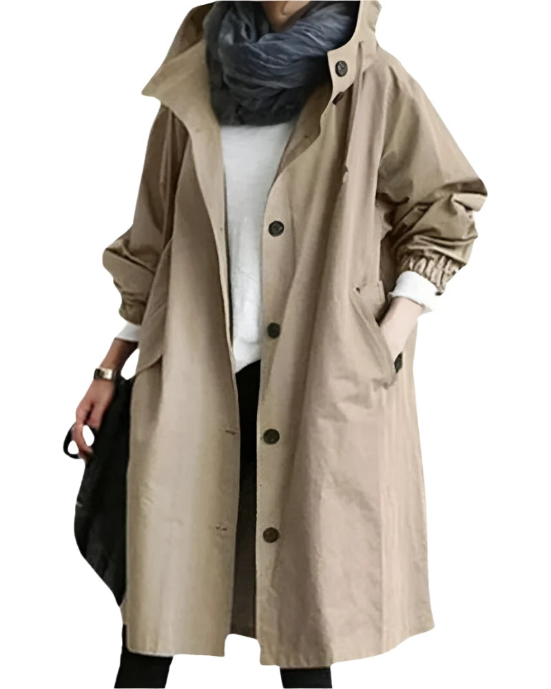 RainEscape Klassieke Oversized Regenjas – Waterdichte en Stijlvolle Bescherming