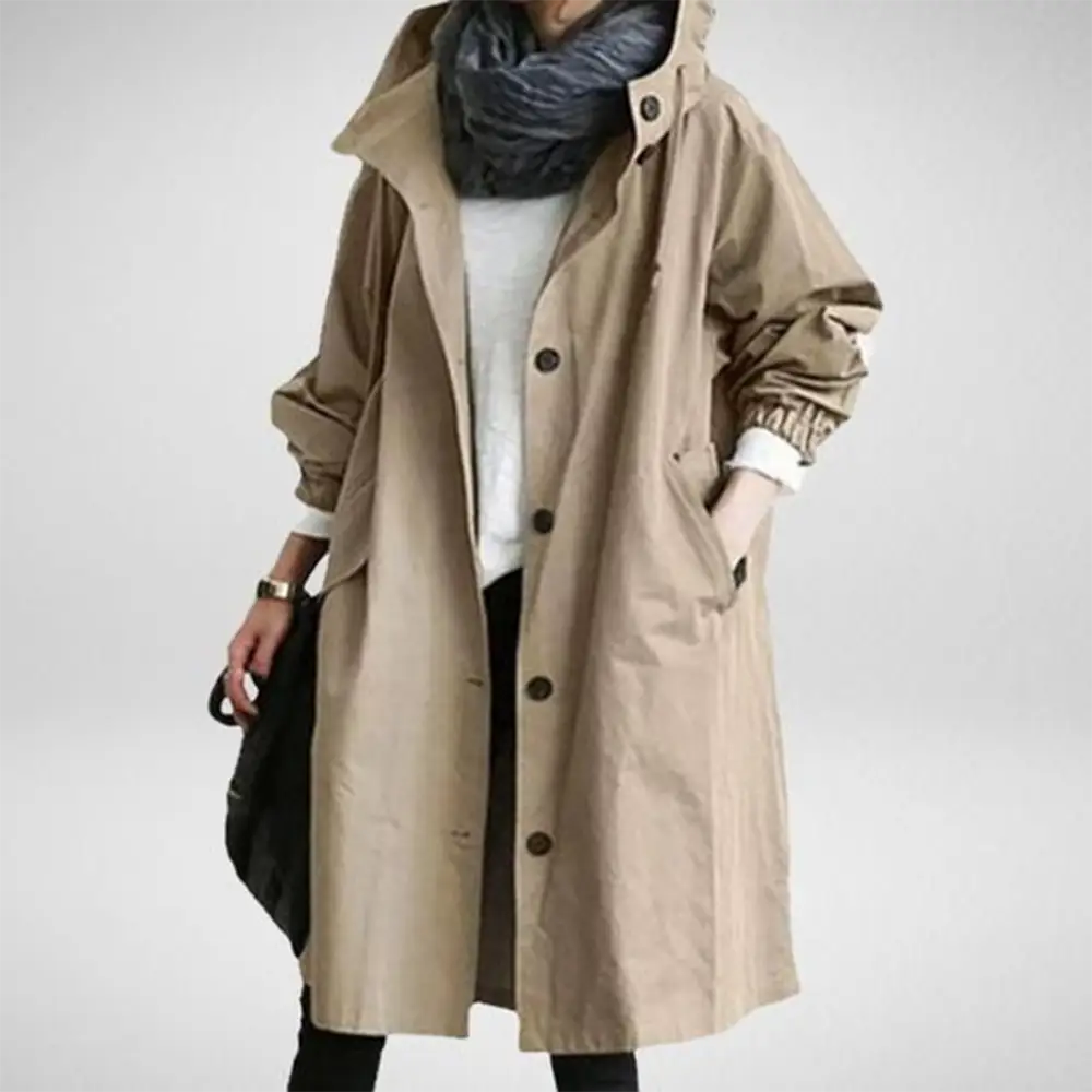 RainEscape Klassieke Oversized Regenjas – Waterdichte en Stijlvolle Bescherming
