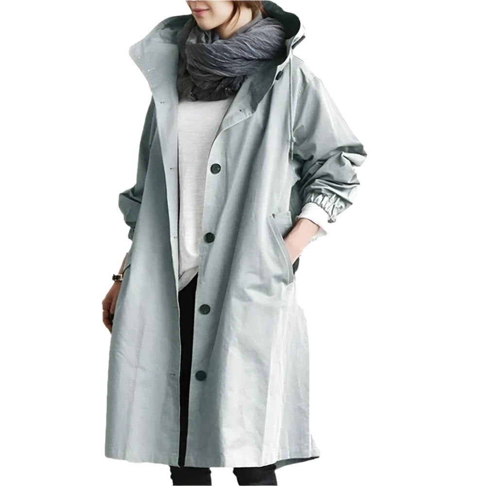 RainEscape Klassieke Oversized Regenjas – Waterdichte en Stijlvolle Bescherming
