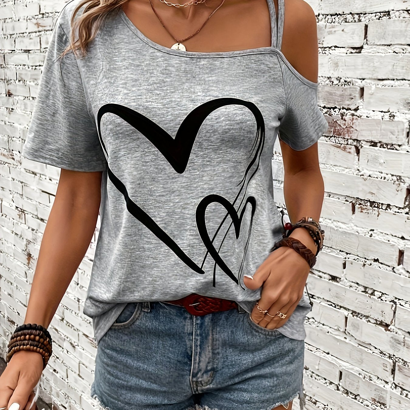 Velanora- T-shirt a una spalla