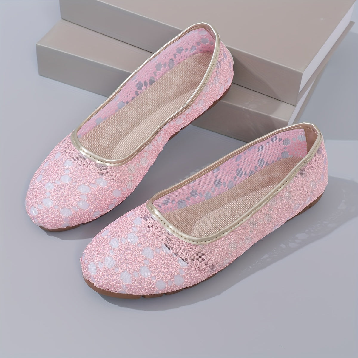 VELANORA- Blumenmuster Ballettschuhe
