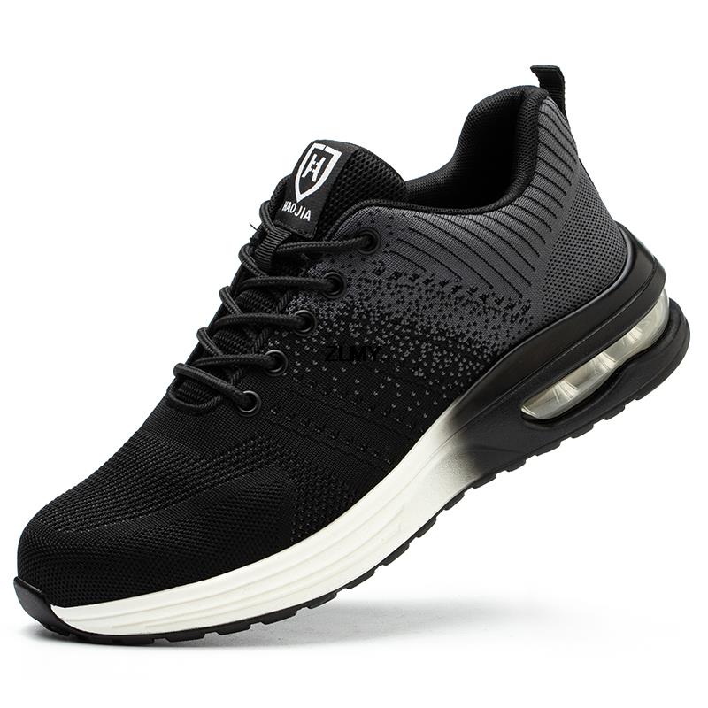 Velanora - anti-slip green black safety shoes