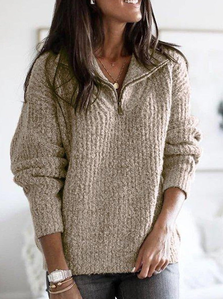 Upgrade je Stijl met de CosyChic Gebreide Dames Trui