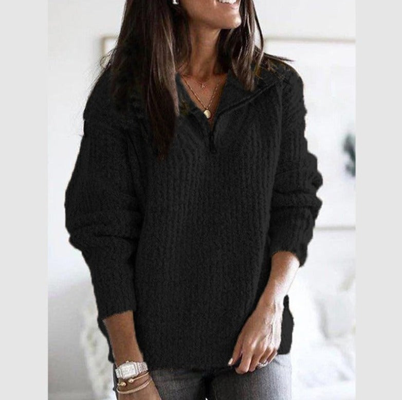 Upgrade je Stijl met de CosyChic Gebreide Dames Trui