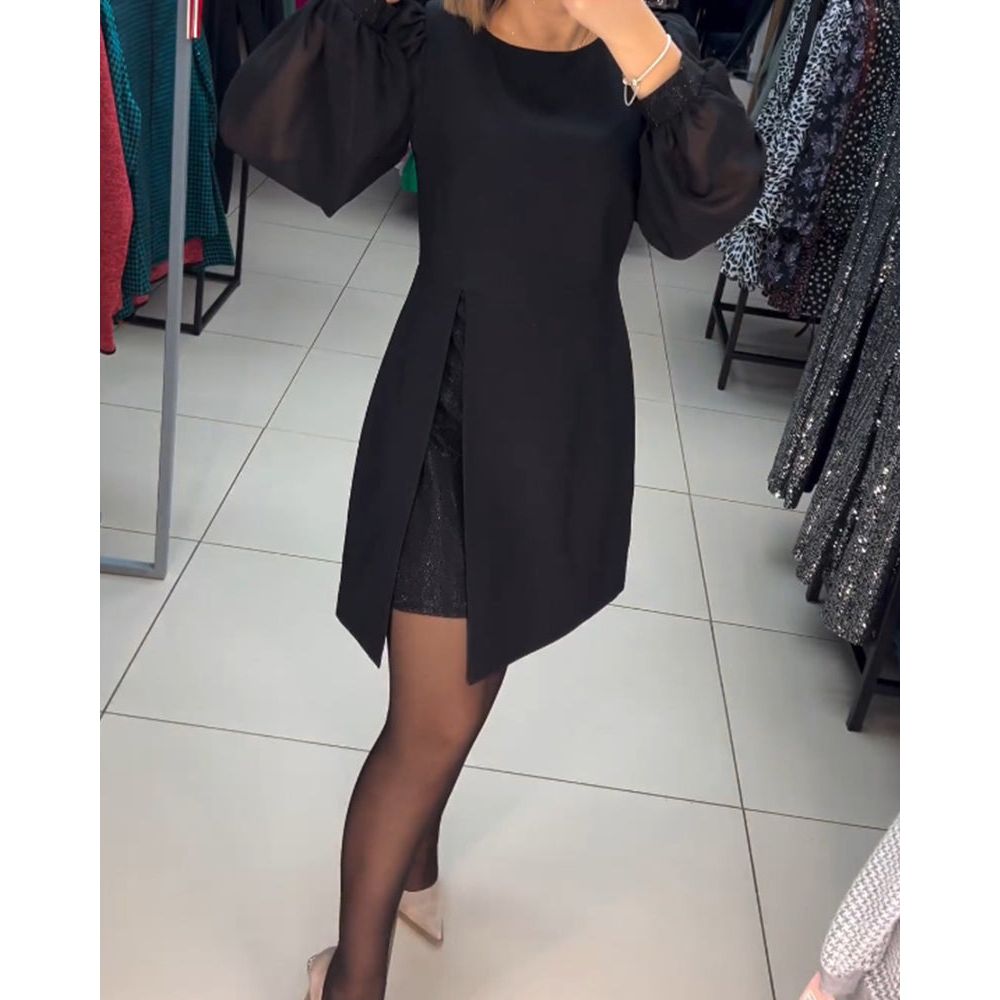 VELANORA elegante A-Linien Kleid
