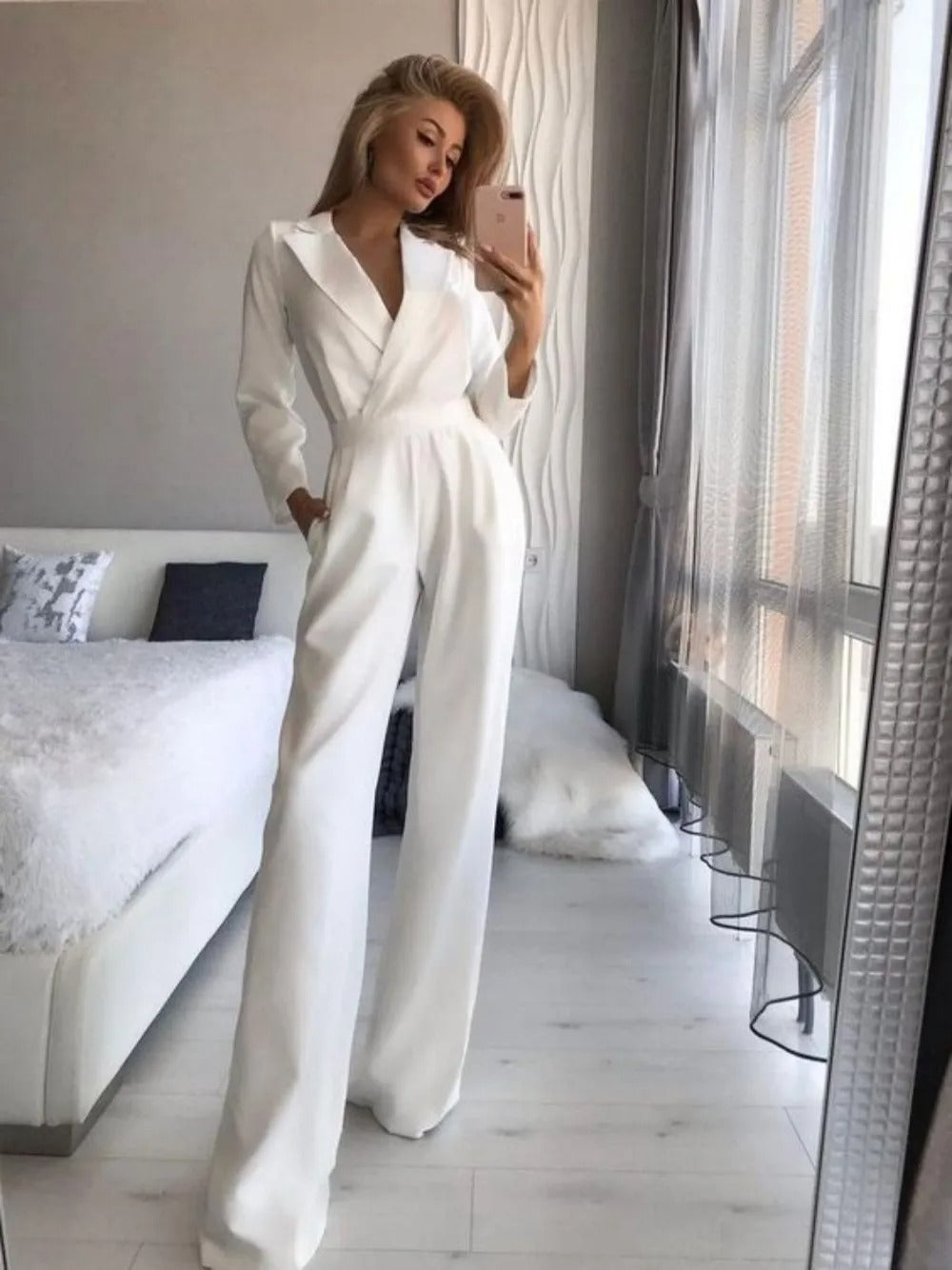 Marvellas eleganter Business-Jumpsuit