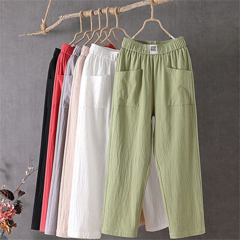 Jocelyn Pantaloni Harem in Lino