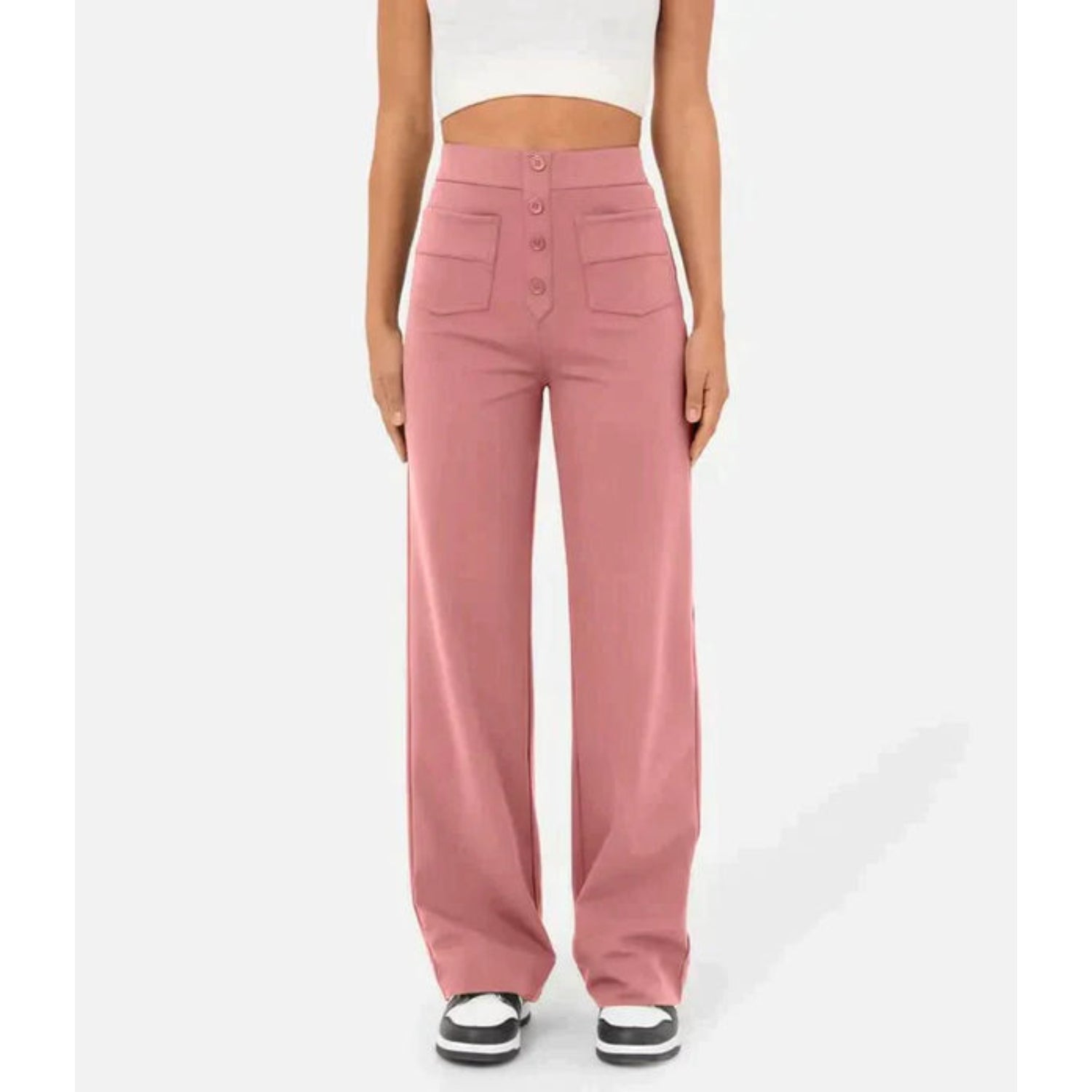 Elegante Pantaloni Casual Elastici