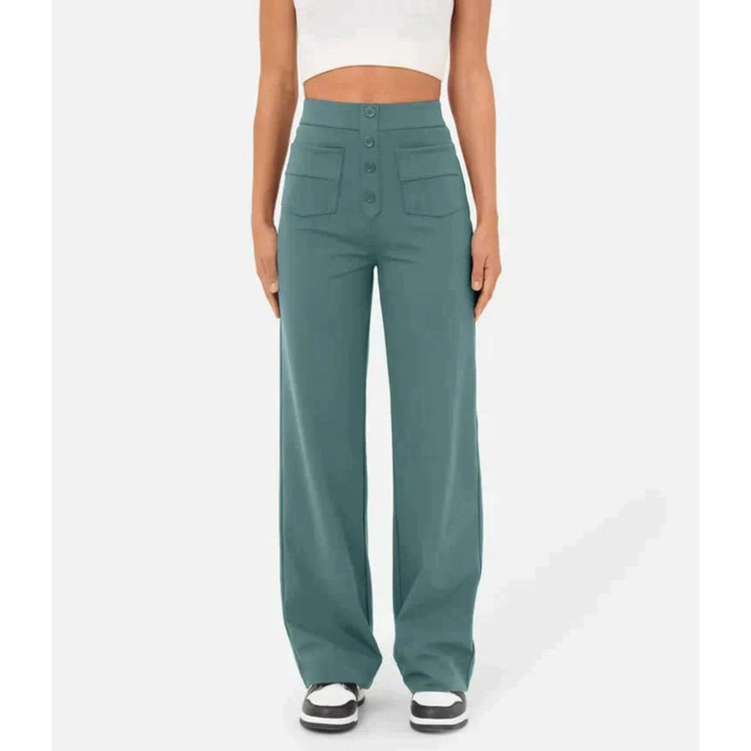Elegante Pantaloni Casual Elastici