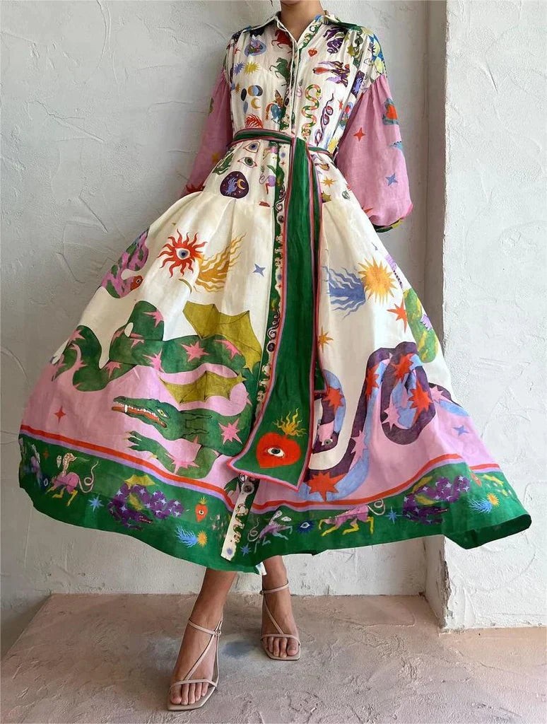 VELANORA | Vera Perla - Unica e Elegante Maxi Abito per Donne