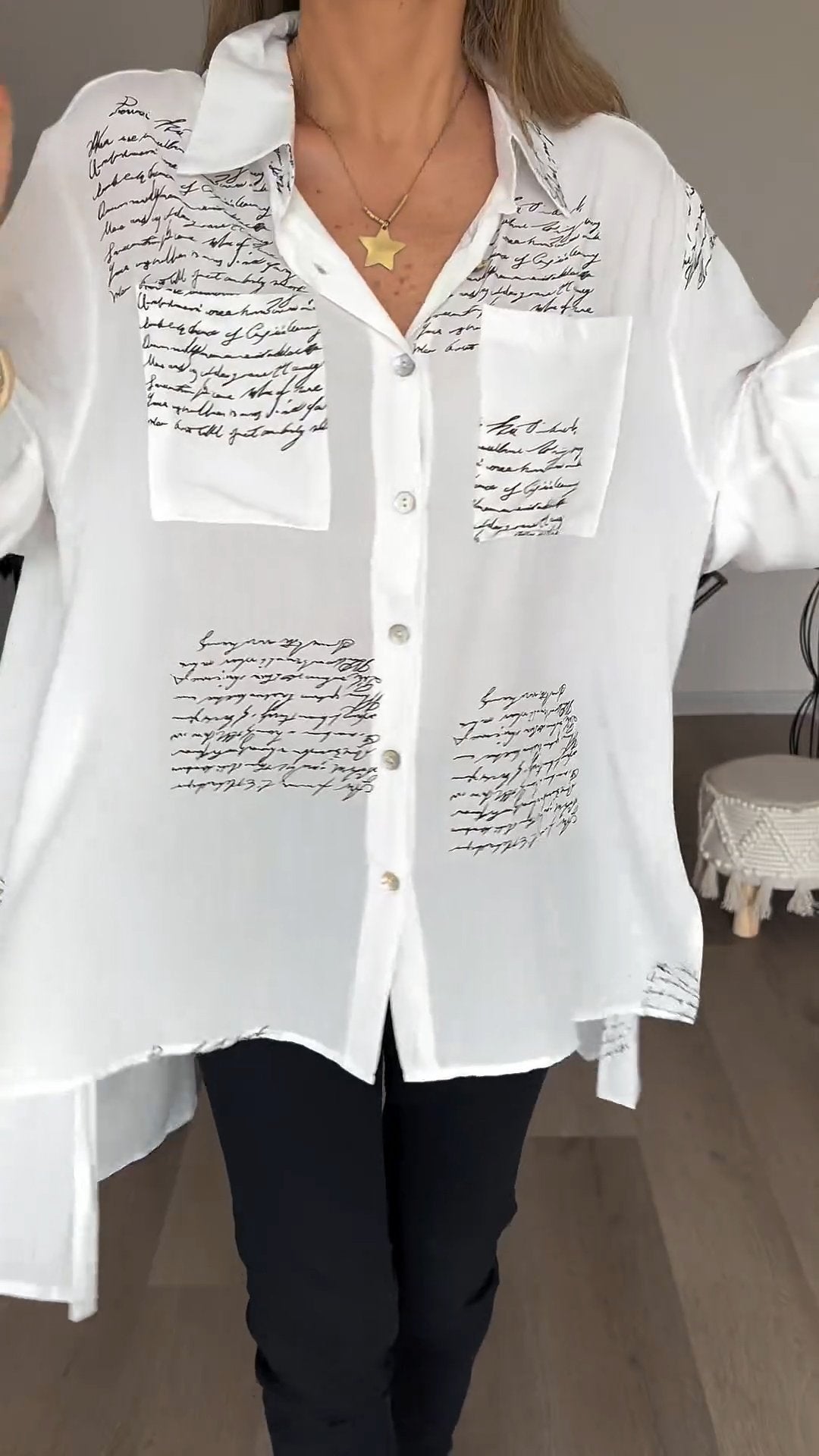Bella Moda Printed Blouse for Stylish Women