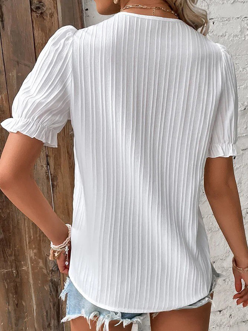 Clarisse Elegante Blusa in Pizzo per Donne Eleganti
