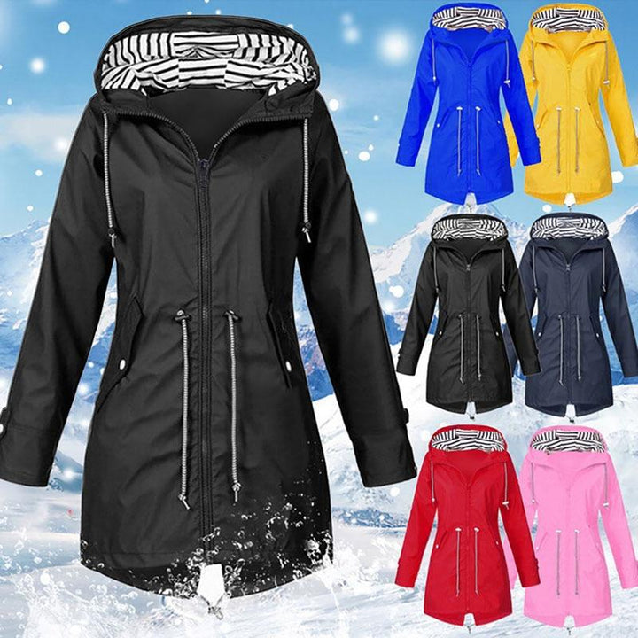 Nova Long Waterproof Raincoat for Stylish Staying Dry