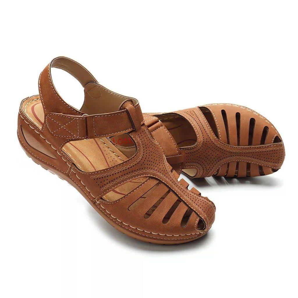Velanora Comfortable Orthopedic Low Heel Sandals