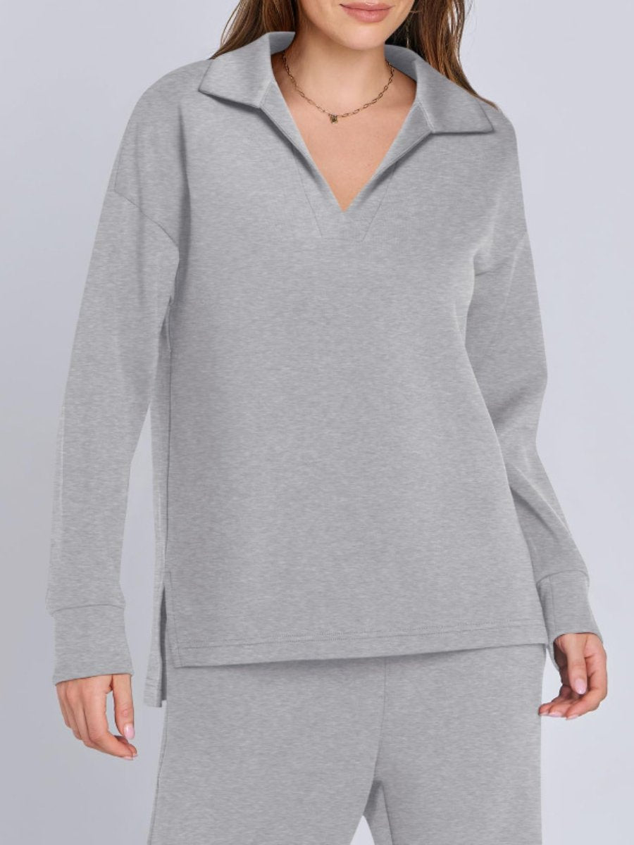 Lässige Langarm-Sweatanzug-Sets von Stijlvol Leven