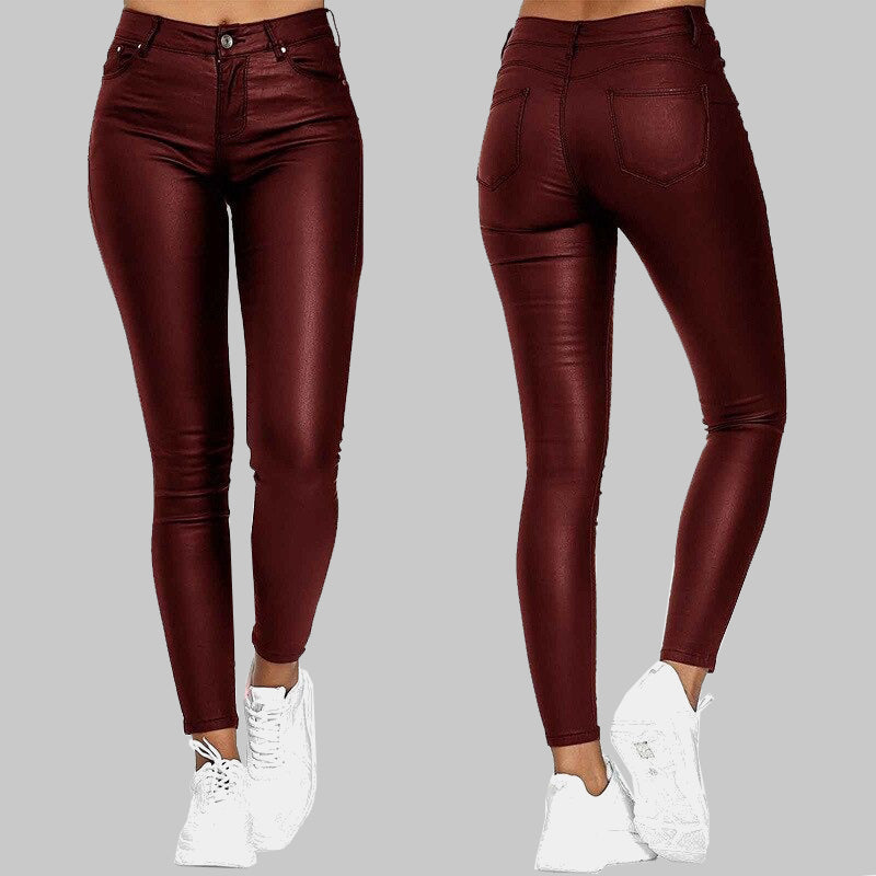 Valencia | Women's High Waist Stretch Pants | Black