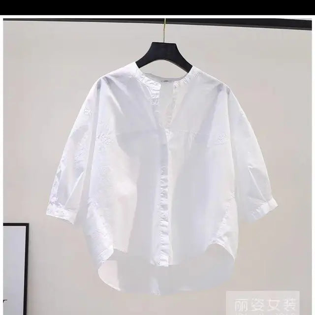 Camicia Albicocca in Morbissimo Cotone di Zonvrouw per Donne