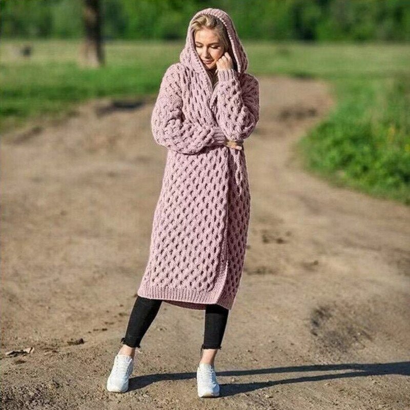 CosyChic Warm Women's Cardigan With Hood