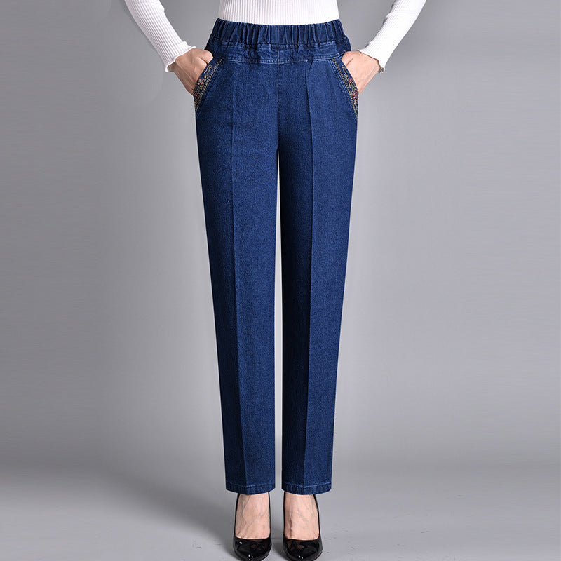 FlexiFit Fashion Jeans mit Seitentaschen und vollständig elastischem Taillenbund