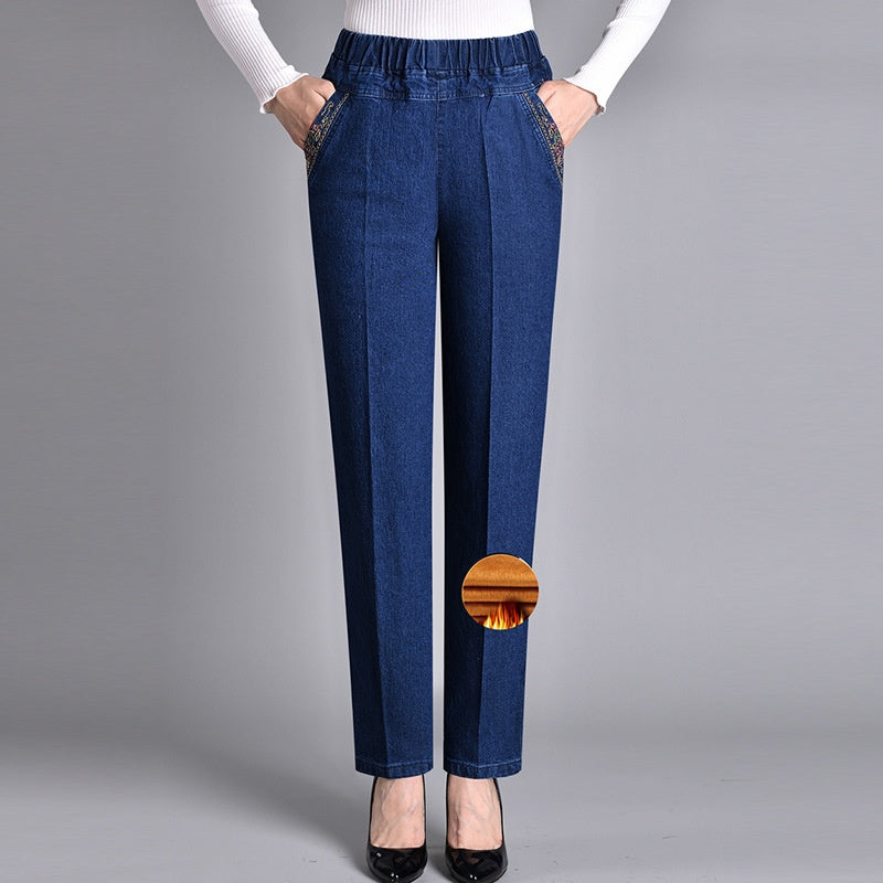 FlexiFit Fashion Jeans with side pockets and fully elastic waistband