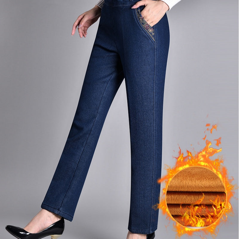 FlexiFit Fashion Jeans with side pockets and fully elastic waistband