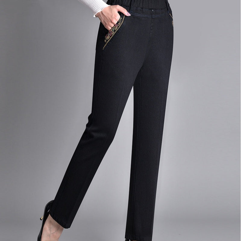 FlexiFit Fashion Jeans with side pockets and fully elastic waistband