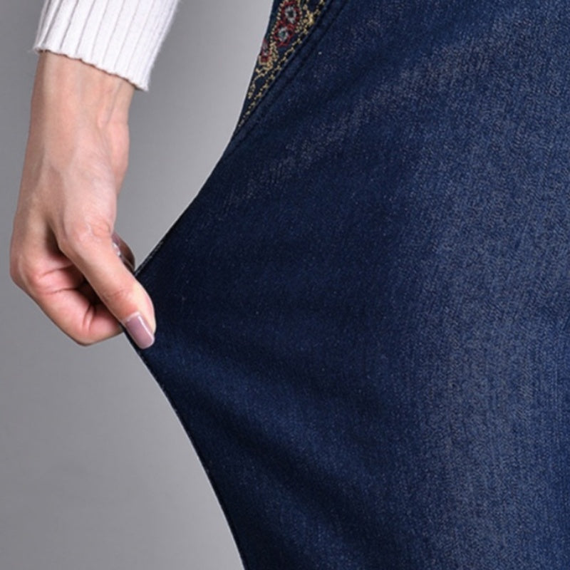 FlexiFit Fashion Jeans with side pockets and fully elastic waistband