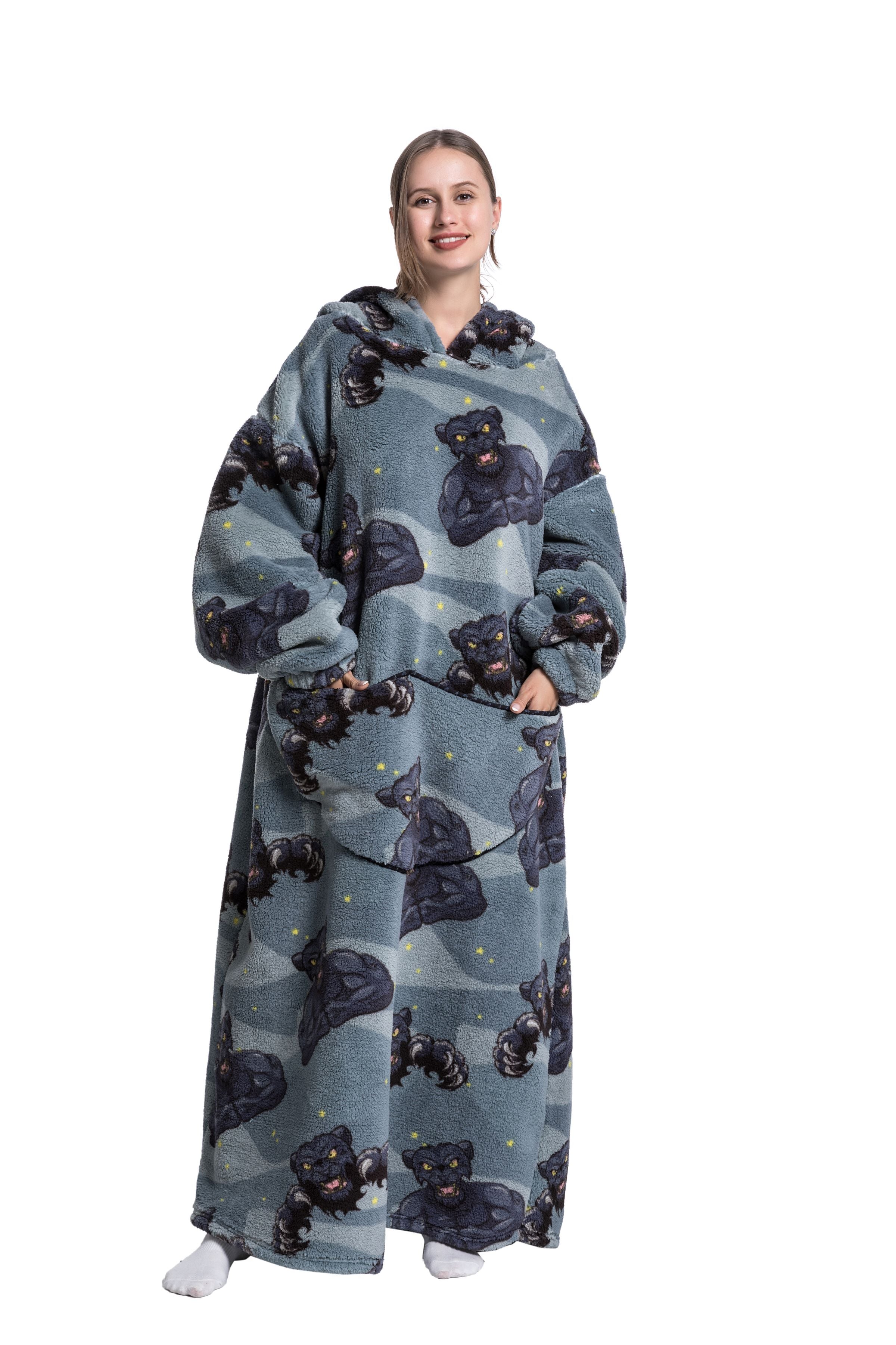Fluffy Hoodie Blanket: Enjoy Luxurious Comfort and Style!
