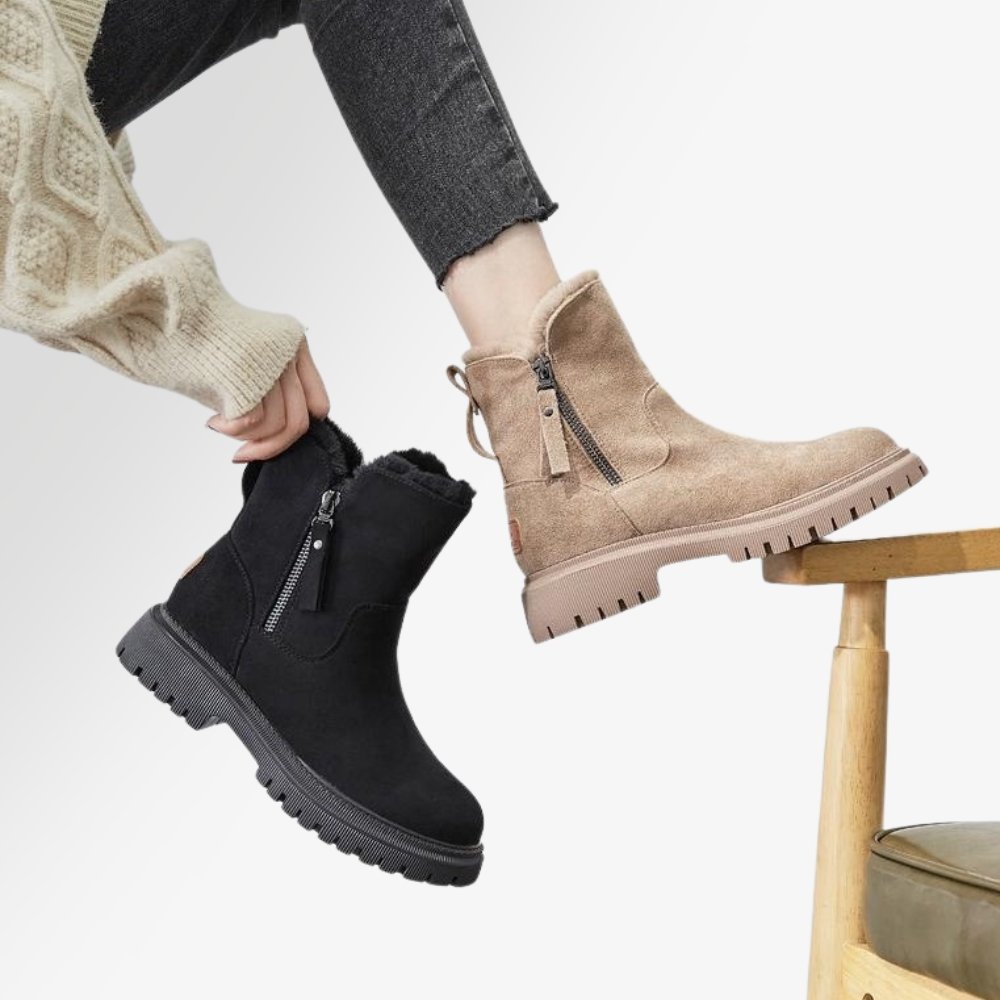 Arctic Stiefel mit Fellfutter – Warme, Wasserdichte und Modische Winterstiefel für Damen