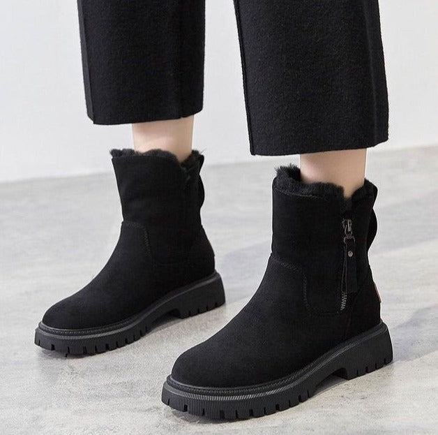 Arctic Stiefel mit Fellfutter – Warme, Wasserdichte und Modische Winterstiefel für Damen